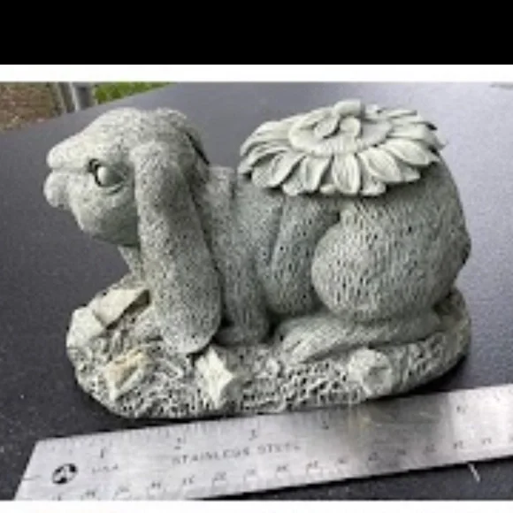 Hide a Key Rabbit Figurines Bunny Statue Polyresin Rabbit Ornament Outdo… - Picture 1 of 2